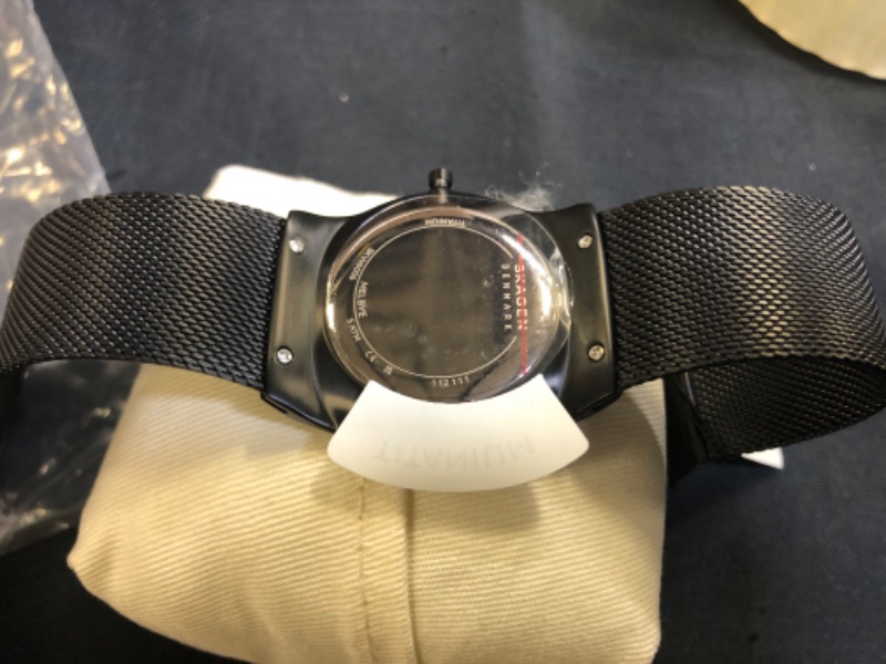 Photo 4 of Skagen Melbye Three-Hand Watch with Stainless Steel Mesh Band