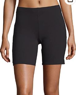 Photo 1 of Hanes Women's Stretch Jersey Bike Short (S)