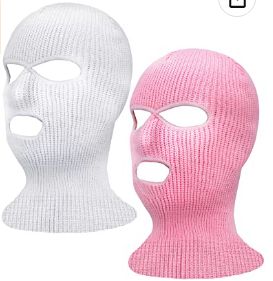 Photo 1 of Camlinbo 3 Hole Full Face Cover Ski Mask Double Thermal Knitted Ski Face Mask for Winter Outdoor Sports Men Women
