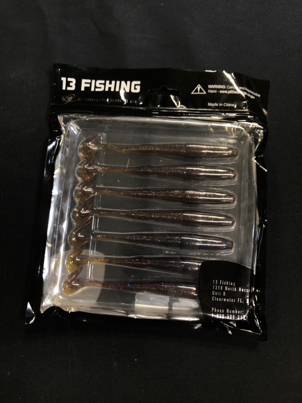 Photo 2 of 13 Fishing - Ninja Worm - Soft Plastic Swimming Worm Baits
