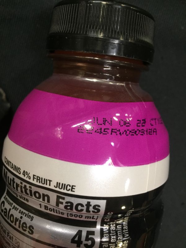 Photo 3 of BOLT24 Antioxidant, Advanced Electrolyte Drink Fueled by Gatorade, Vitamin A & C, Mixed Berry, No Artificial Sweeteners or Flavors, Great for Athletes, 16.9 Fl Oz, (12 Pack)---bb June 2022
