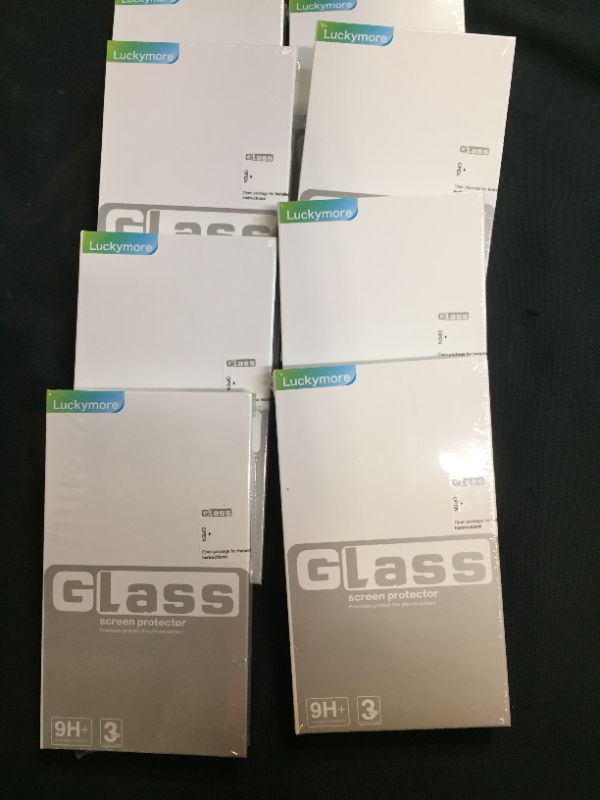 Photo 2 of Luckymore Compatible with iPhone 13 Screen Protector, Glass Screen Protector for iPhone 13 Pro 6.1 Inch 3-Pack
