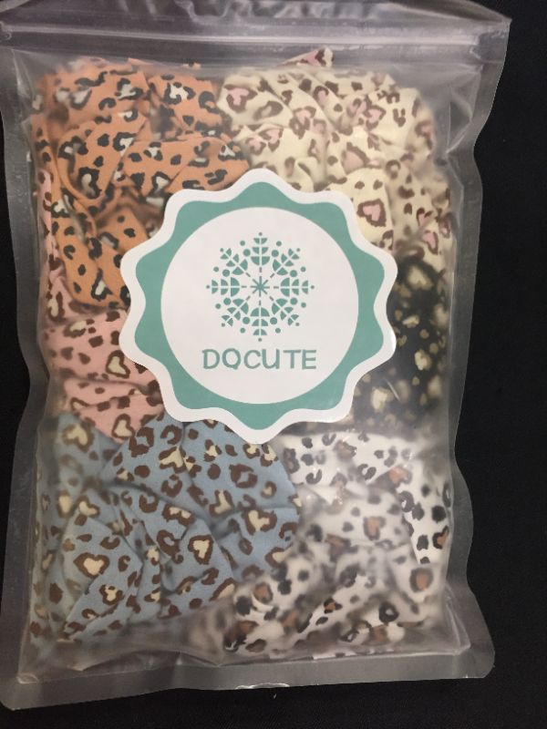 Photo 1 of DQCUTE 12 PCS Hair Scrunchies Hair Scarf Satin Bowknot Bobbles Elastic Hair Ties Scrunchy Hair Bands Ponytail Holder Accessories for Women Teen Girls Bulk Gifts Leopard Print
