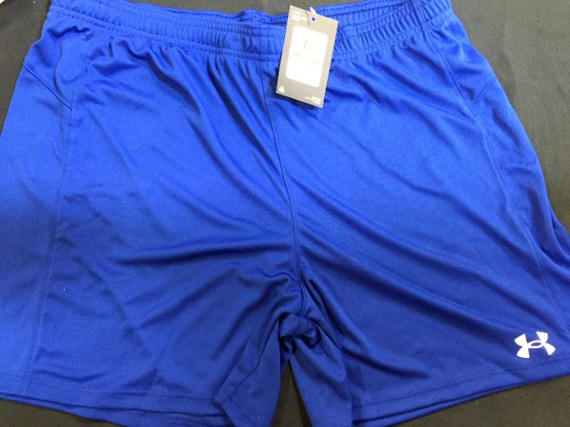 Photo 1 of UNDER ARMOUR WOMEN'S UA GOLAZO 2.0 SHORTS color blue size large 