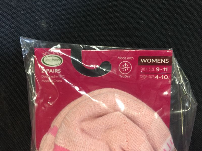 Photo 3 of Women's Dr. Motion 2-Pk. Compression Ankle Socks color pink size 9-11 