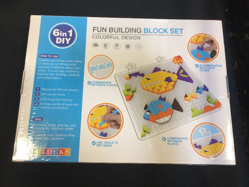 Photo 2 of Kiebro 460pcs DIY fun building block bricks set toys 