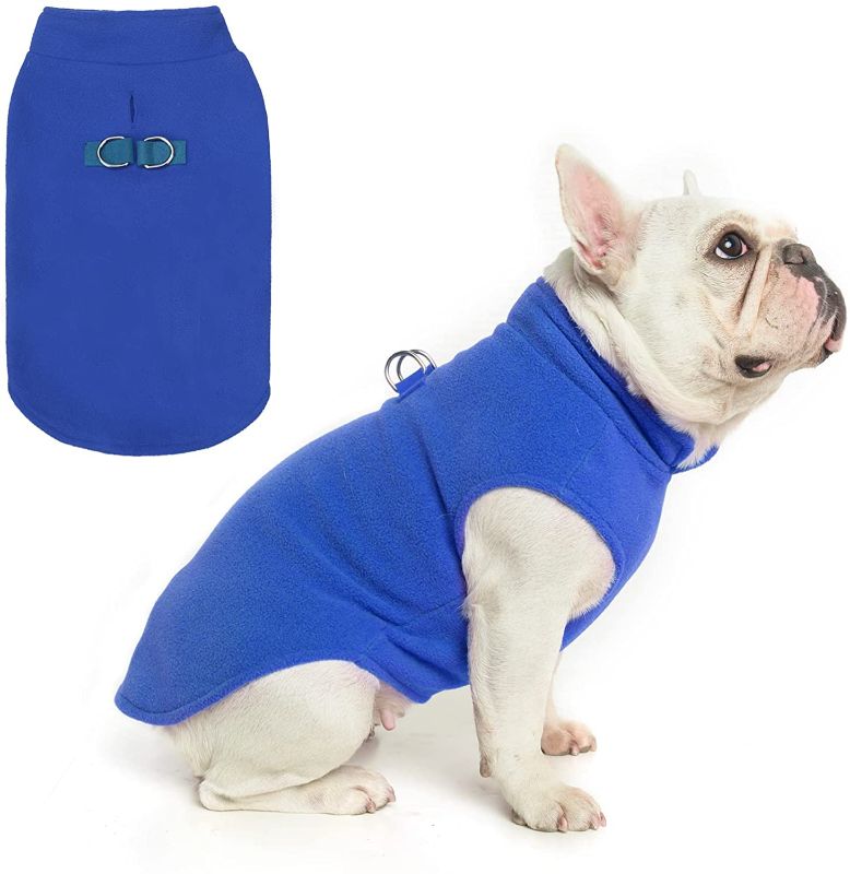 Photo 1 of BEAUTYZOO Dog Sweater Fleece Vest Pullover Jacket for Winter Spring Dog Coat - Cold Weather Dog Clothes for Dogs Boy or Girl Indoor and Outdoor size S 
