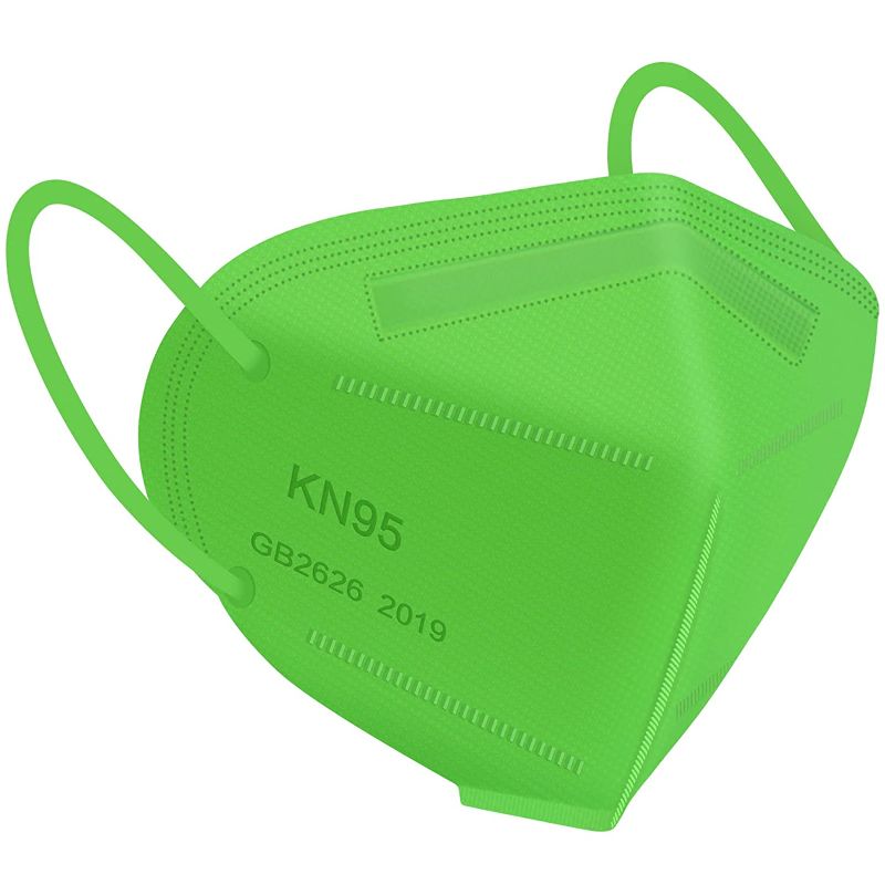 Photo 1 of Miuphro KN95 Face Mask, 5-Layer Design Cup Dust Safety KN95 Masks 50 Pack, Green
