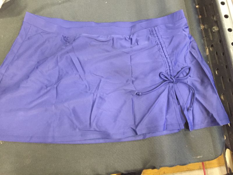 Photo 1 of Luvamia women's high waisted swim skirt tulip bikini bottoms size XL