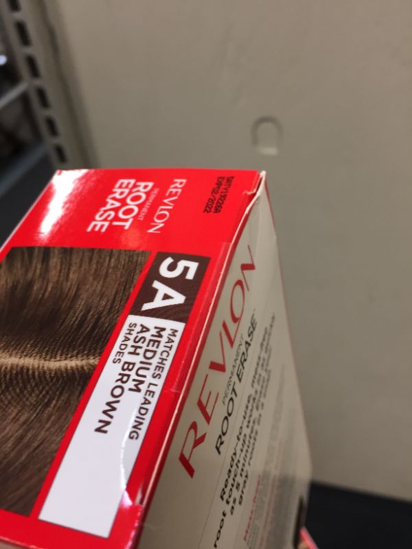 Photo 5 of Revlon Root Erase Permanent Hair Color, At Home Touchup Dye with Applicator Brush for Multiple Use, 100% Gray Coverage, 5A Medium Ash Brown, 3.2 fl oz
2 pack (factory sealed)