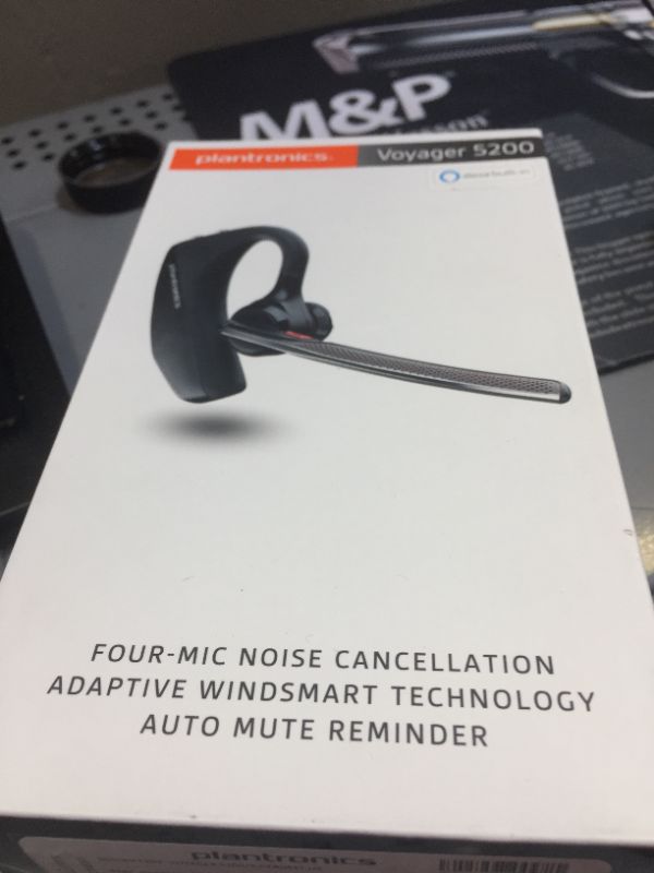 Photo 3 of Plantronics - Voyager 5200 UC (Poly) - Bluetooth Single-Ear (Monaural) Headset - USB-A Compatible to connect to your PC and/or Mac - Works with Teams, Zoom & more - Noise Canceling