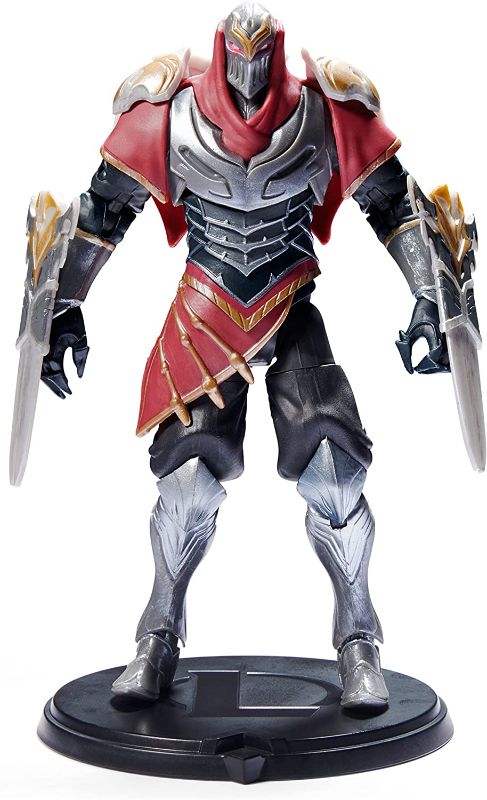 Photo 1 of League of Legends, 6-Inch Zed Collectible Figure w/ Premium Details and 2 Accessories, The Champion Collection, Collector Grade, Ages 12 and Up 2 pack 