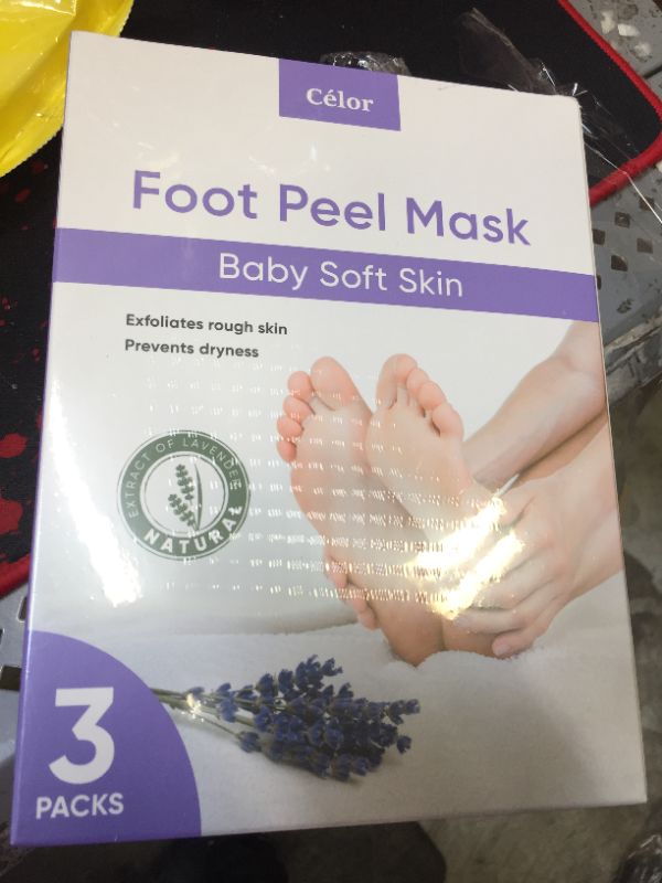 Photo 1 of 3 Pairs Foot Peel Mask Exfoliant for Soft Feet in 1-2 Weeks, Exfoliating Booties for Peeling Off Calluses & Dead Skin, For Men & Women Lavender by BEALUZ
