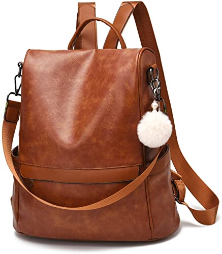 Photo 1 of Women Backpack Purse PU Leather Anti-theft Casual Shoulder Bag Fashion Ladies Satchel Bags
