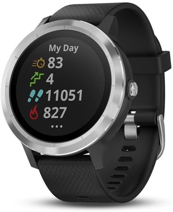 Photo 1 of Garmin Vivoactive 3 GPS Smartwatch with Built-in Sports Apps - Black/Silver (Renewed)
