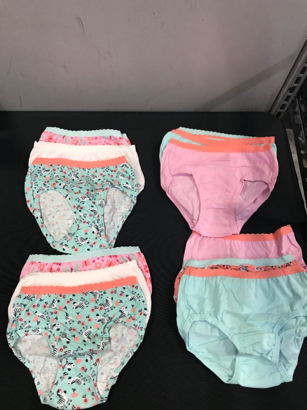 Photo 1 of 12 PC GIRL'S UNDERWEAR ( COLOR: VARIETY COLOR) ( SIZE: 4T/5T)