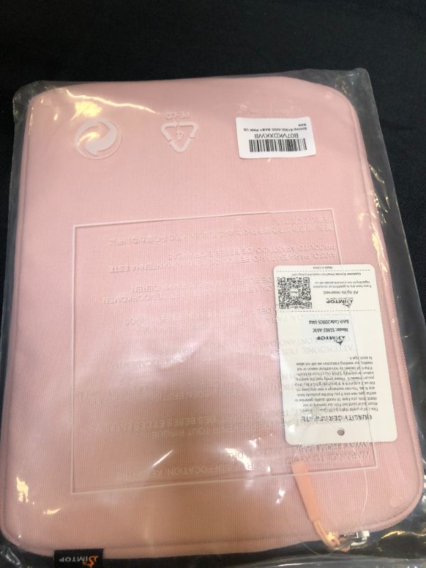 Photo 1 of SIMTOP 10.5 Inch Tablet Sleeve Case Compatible with 2019 New 10.2'' iPad 7/10.5'' iPad Air 3/10.5'' iPad Pro / 11'' iPad Pro / 9.7'' iPad / 10'' Surface Go / 10'' Galaxy Tab and More (Pink)

