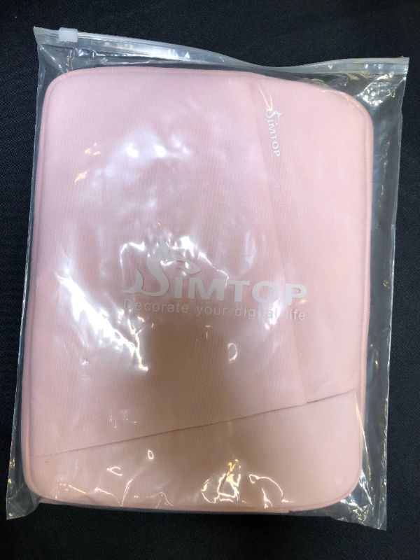 Photo 1 of SIMTOP 10.5 Inch Tablet Sleeve Case Compatible with 2019 New 10.2'' iPad 7/10.5'' iPad Air 3/10.5'' iPad Pro / 11'' iPad Pro / 9.7'' iPad / 10'' Surface Go / 10'' Galaxy Tab and More (Pink)
