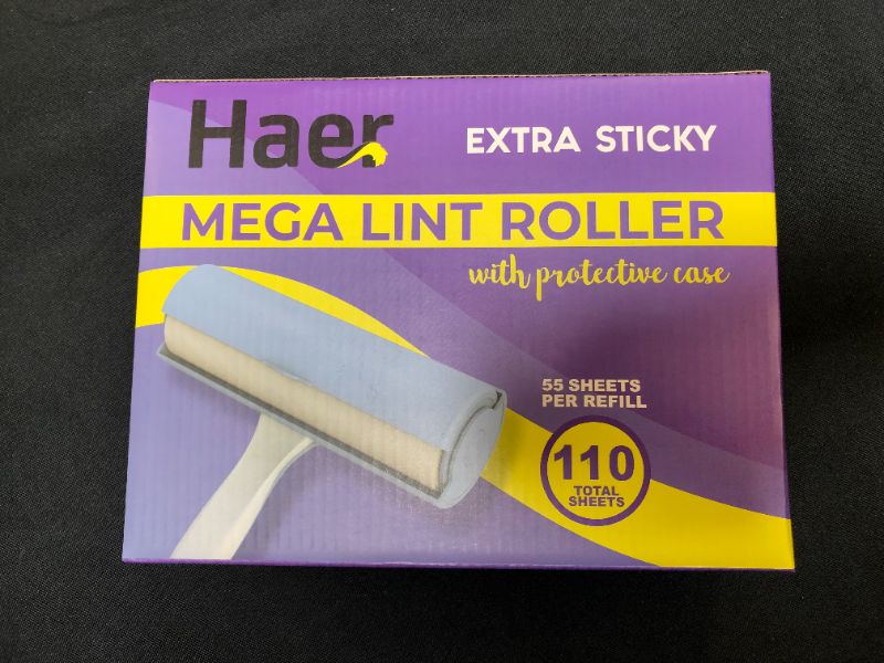 Photo 2 of Haer Giant Lint Roller Extra Sticky for Pet Hair and Furniture, Large Jumbo Sized - 110 Total Sheets

