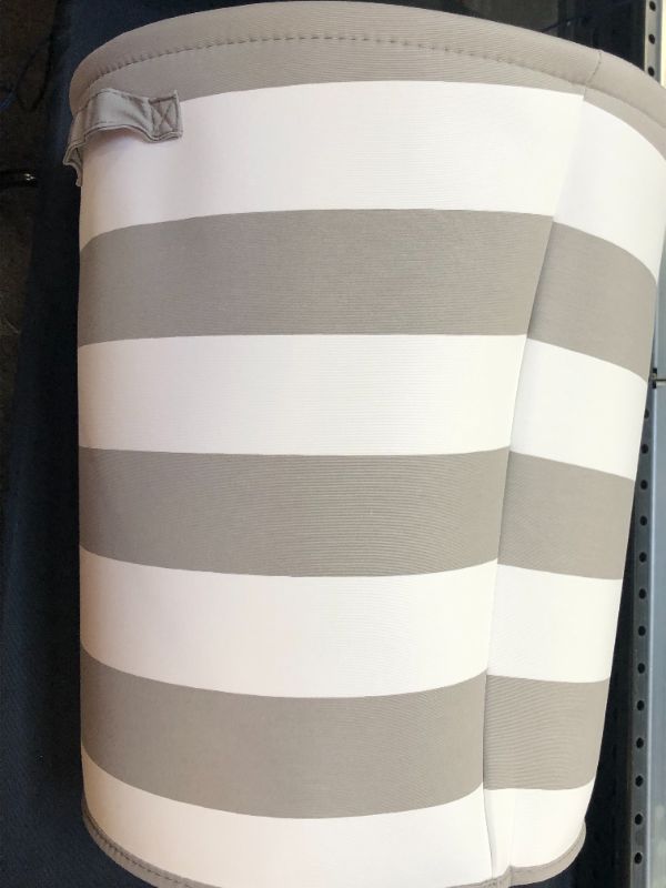 Photo 2 of Canvas Stripe Bin - Pillowfort

