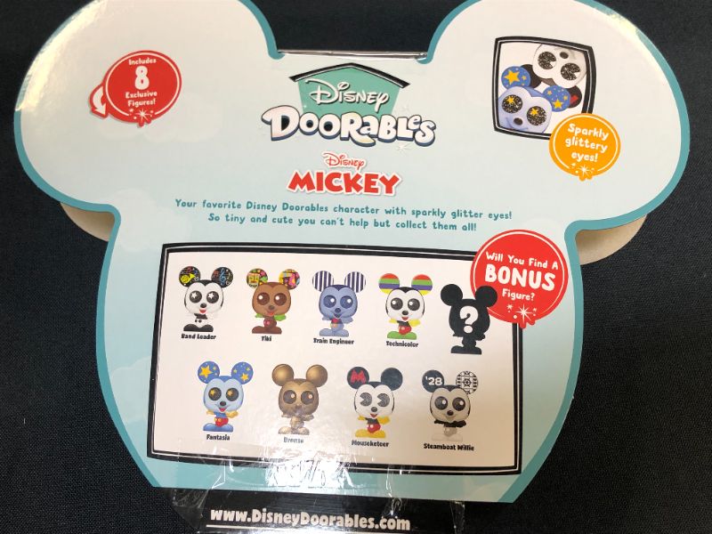 Photo 4 of Just Play Disney Doorables Mickey Mouse Years of Ears Collection Peek, Includes 8 Exclusive Mini Figures 2 pack 