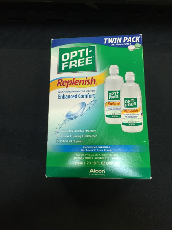 Photo 3 of  Opti-Free Replenish Multi-Purpose Disinfecting Solution with Lens Case
 exp 11/30/2024