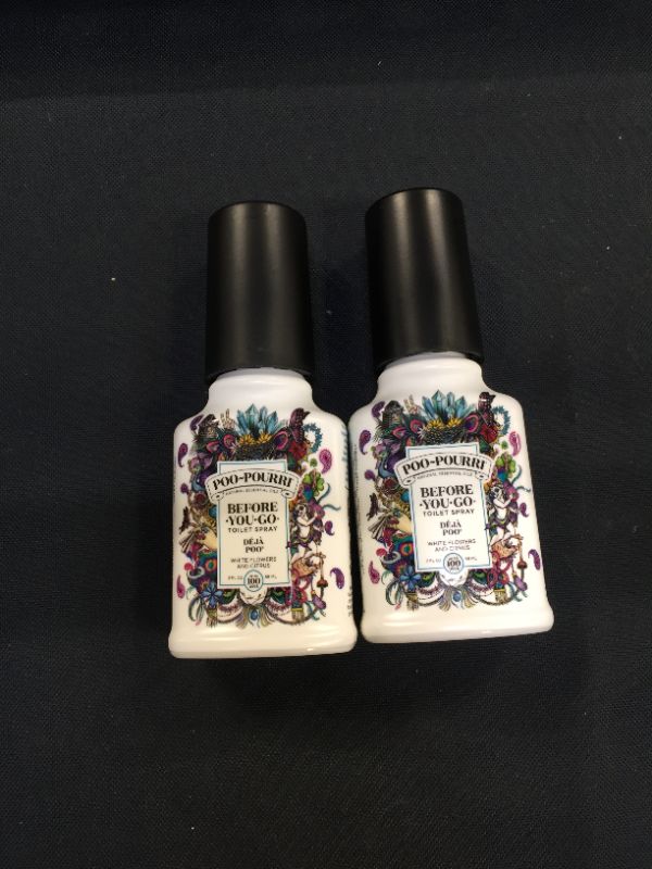 Photo 2 of 
Poo-Pourri Before-You- go Toilet Spray, 2 Fl Oz, Deja Poo, 2 Fl Oz
2 pack 
