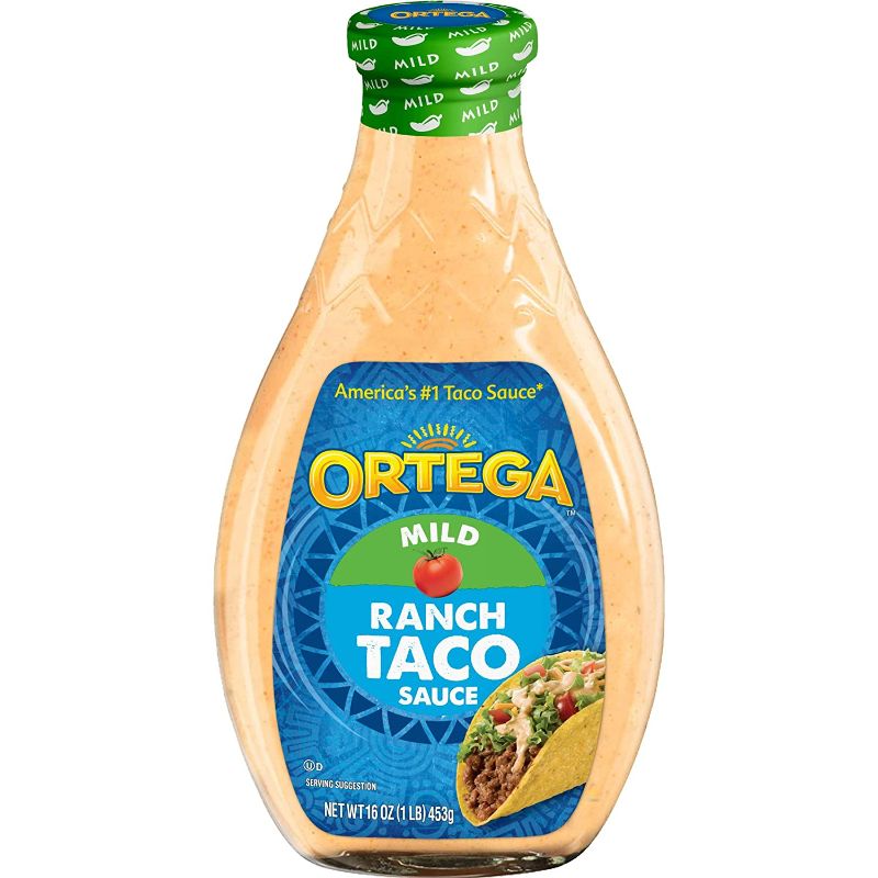 Photo 1 of Ortega Flavor Craver Taco Sauce, Taco Ranch, 16 oz, Pack of 2. Best By May 18 2022
