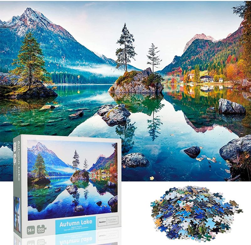 Photo 1 of 
Newtion 1000 PCS 30" x 20" Jigsaw Puzzles for Kids Adult -Autumn Lake Puzzle,Educational Intellectual Decompressing Fun Game