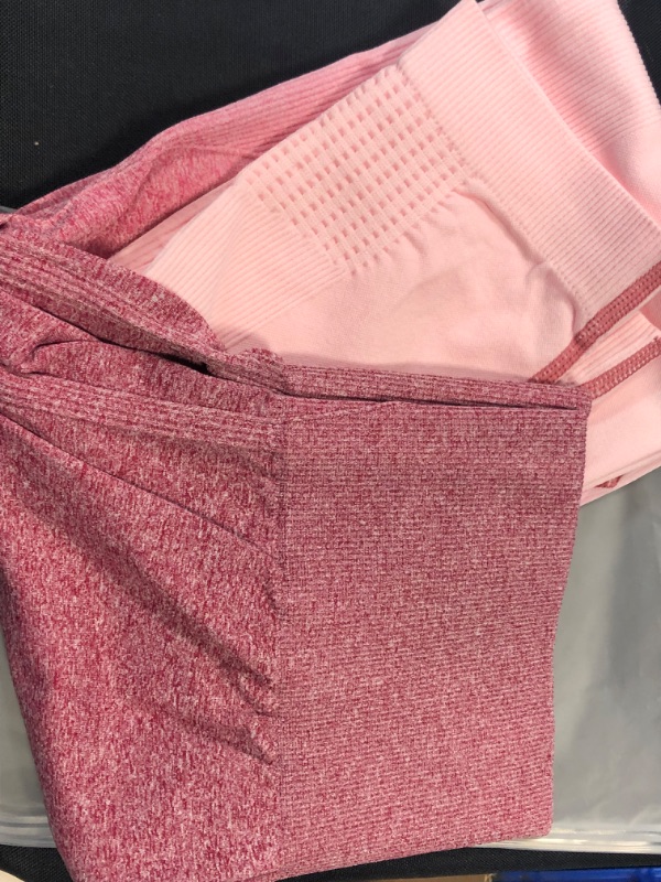 Photo 1 of RUNNING GIRL Ombre Seamless Cute Gym Leggings Power Stretch High Waisted Yoga Pants Running Workout Leggings LARGE

