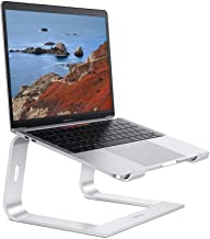 Photo 2 of StationaryLab Laptop Stand,Aluminum Laptop Mount Computer Stand,Ergonomic Stand for Desk,Detachable Laptop Riser Notebook Holder Stand Compatible with MacBook Air Pro, Dell XPS, 10-17" Laptops COLOR IS SILVER