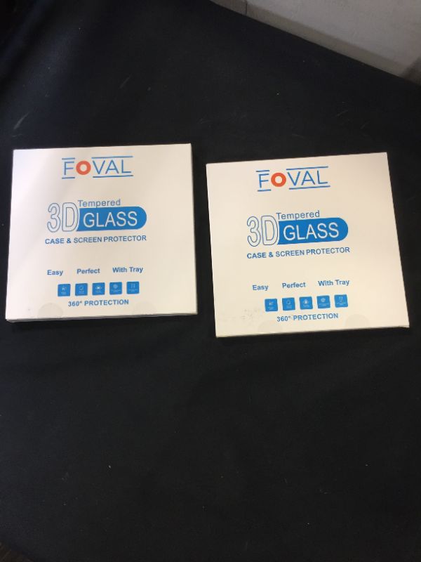Photo 2 of Foval iPhone 13 Pro Max Screen Protector (2 Pack) & Clear Case (1 Pack), [Eye Closed Installation] [Bubble Free] Tempered Glass with Magsafe Charging Compatible Shockproof Phone Case(2)