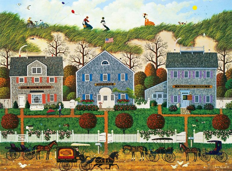 Photo 1 of 
Buffalo Games - Charles Wysocki - Nantucket Winds - 1000 Piece Jigsaw Puzzle