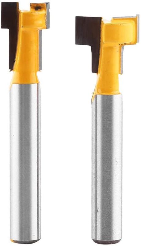 Photo 1 of 1/4 Inch Shank Keyhole Router Bit Set - 3/8 & 1/2 Inch Blade Diameter