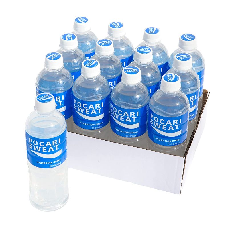 Photo 1 of 
Pocari Sweat PET Bottles - The Water and Electrolytes that Your Body Needs, Japans Favorite Hydration Drink, Now in the USA, Clear, 500 ml, 12 Pack EXP 7/22