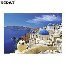 Photo 1 of Aegean Sea Wooden 1000 Piece Jigsaw Puzzle Toy For Adults and Kids