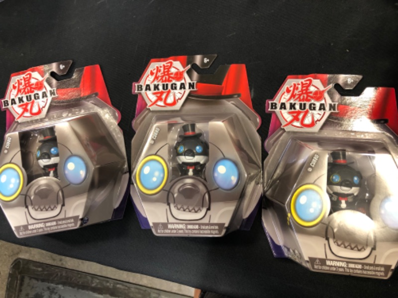 Photo 2 of Bakugan, King Cubbo Pack, Transforming Collectible Action Figure 3PK
