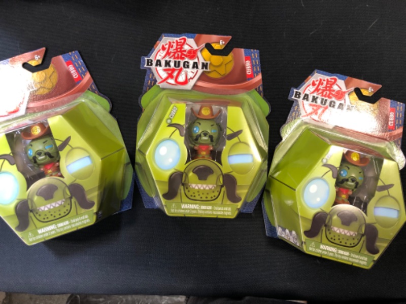 Photo 2 of Bakugan, King Cubbo Pack, Transforming Collectible Action Figure 3PK
