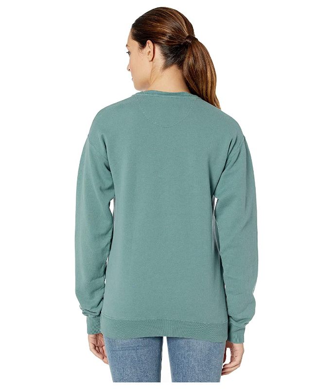 Photo 1 of Hanes Comfortwash Garment Dyed Fleece Sweatshirt Cypress Green 2XL
