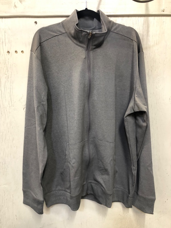 Photo 1 of ONLEE MENS FULL ZIPPER SWEATER SIZE XL GREY 