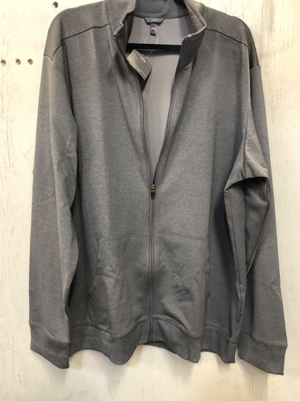 Photo 3 of ONLEE MENS FULL ZIPPER SWEATER SIZE XL GREY 