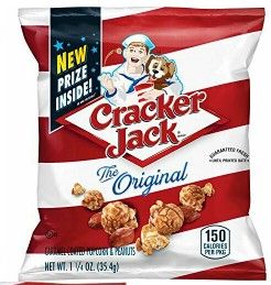 Photo 1 of Cracker Jack Caramel Coated Popcorn & Peanuts, 1.25 oz Bags, 30 Count -- Best Before MAY 03 2022