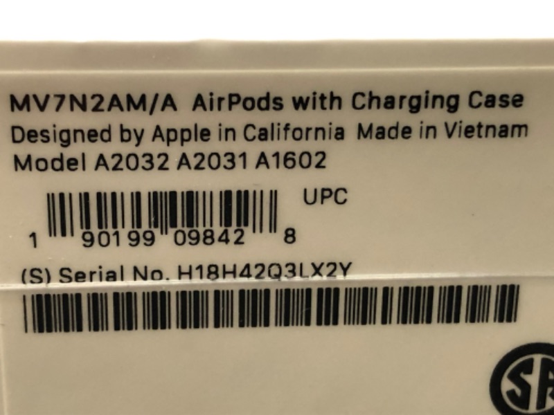 Photo 6 of Apple AirPods (2nd Generation) -- Factory SEALED