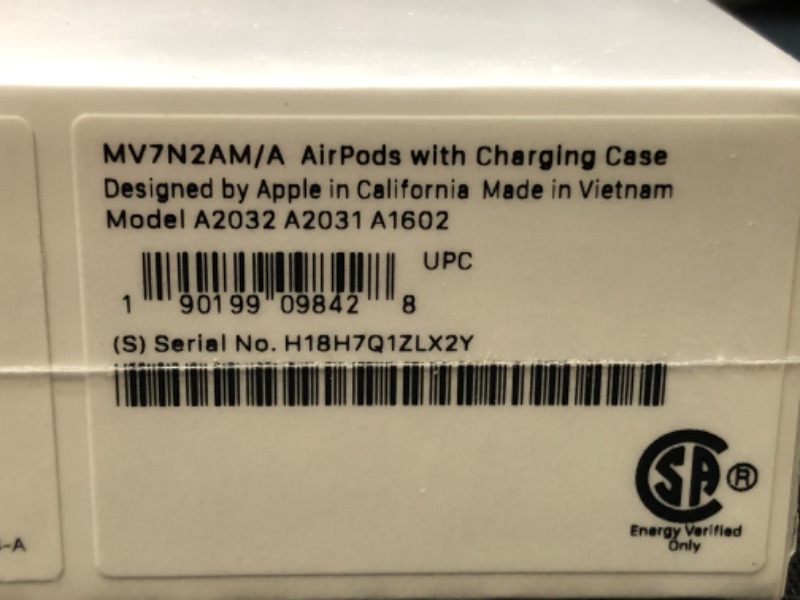 Photo 6 of Apple AirPods (2nd Generation) -- Factory SEALED