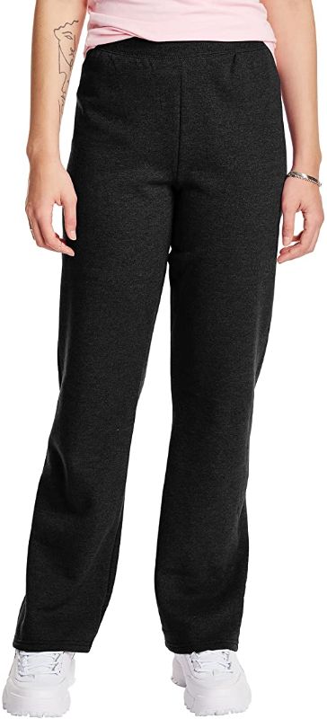 Photo 1 of Hanes ComfortSoft EcoSmart Women's Open Bottom Leg Fleece Sweatpants XL 
