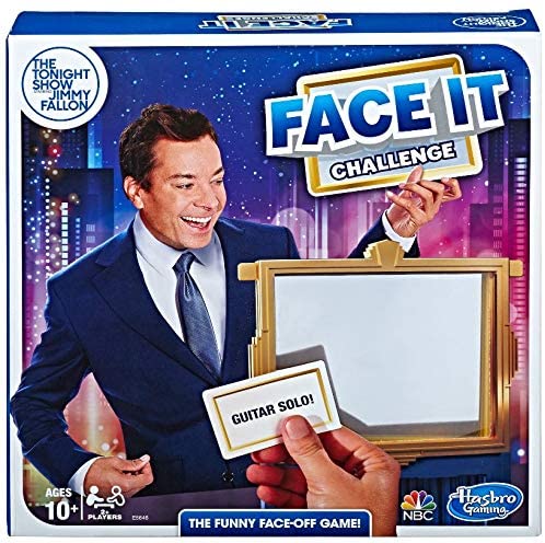 Photo 1 of Hasbro Gaming The Tonight Show Starring Jimmy Fallon Face It Challenge Party Game for Teens and Adults
