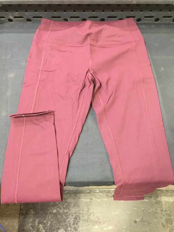 Photo 1 of WOMENS LEGGINGS WINE RED XL