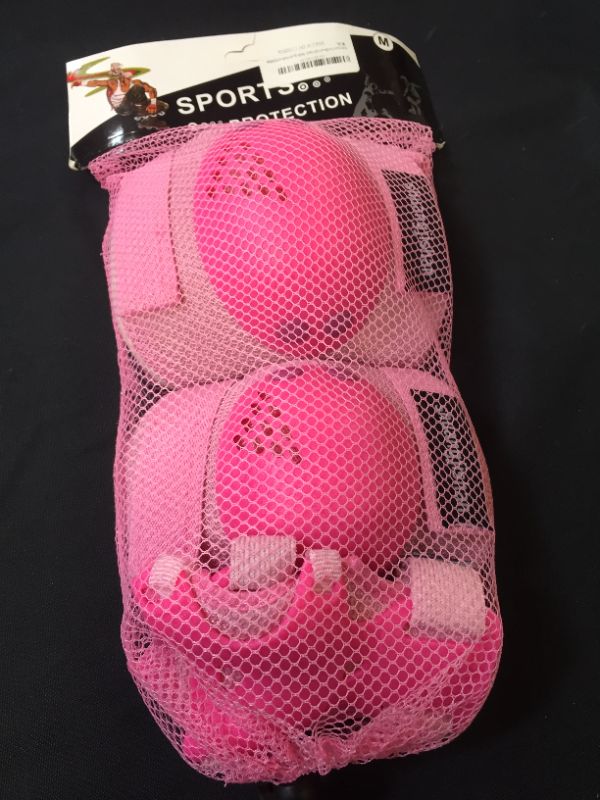 Photo 1 of KIDS PINK ELBOW PADS AND KNEE PADS SET FOR SPORTS