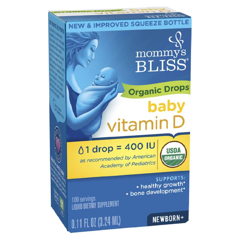 Photo 1 of Mommy's Bliss Organic Baby Vitamin D Drops 100 Servings 2 PACK 02/2023