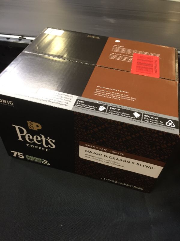 Photo 2 of Peet's Coffee Major Dickason's Blend K-Cup Pod 75 Count BEST BY 09/2021
